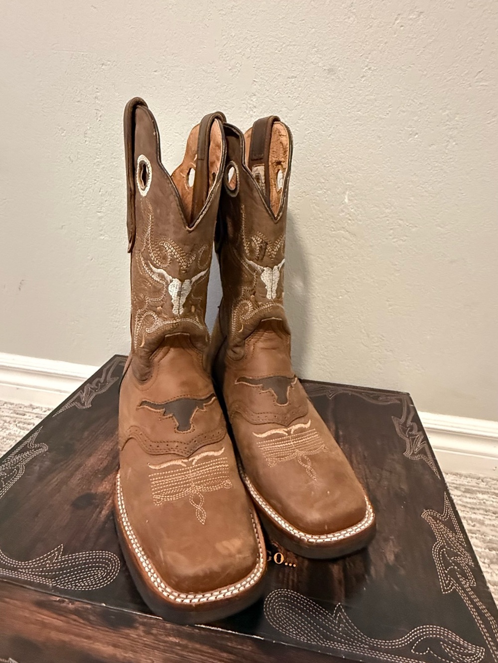 Gran Líder Mexican Cowboy Boots – Square Toe